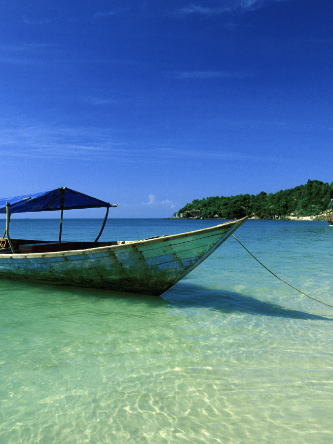 Sihanoukville Beach with Boat