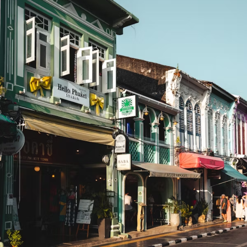 Phuket Old Town for our Thailand Lantern Festival Tour